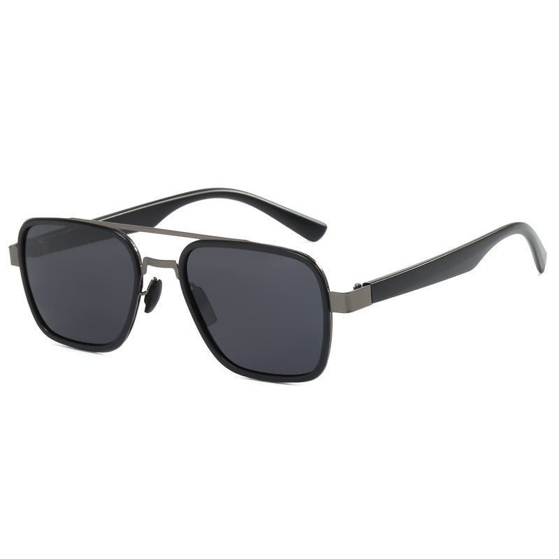 Damen modische Sonnenbrille mit quadratischem Rahmen und innovativen Gläsern Karnz