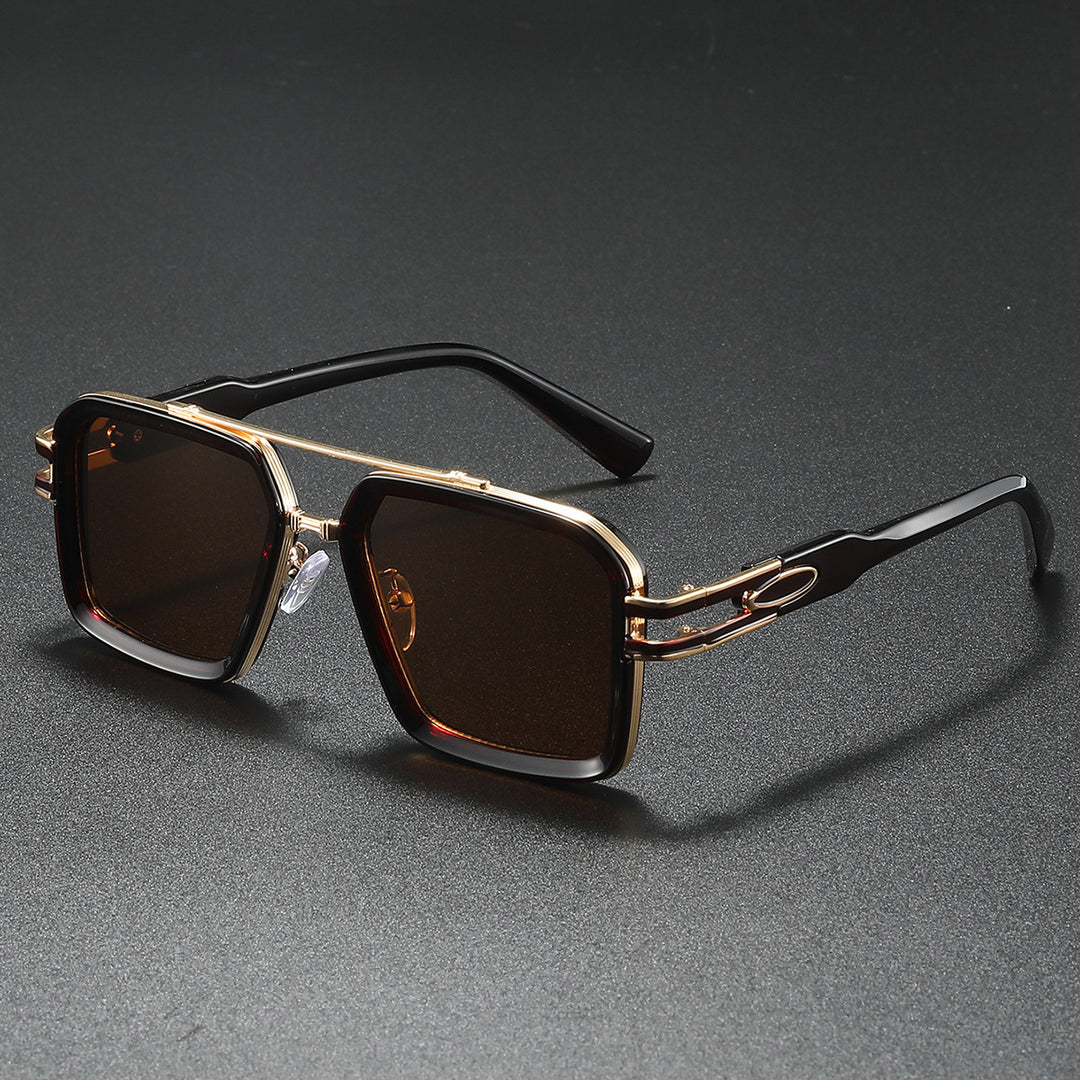 Damen modische Sonnenbrille im modernen kantigen Design Karnz