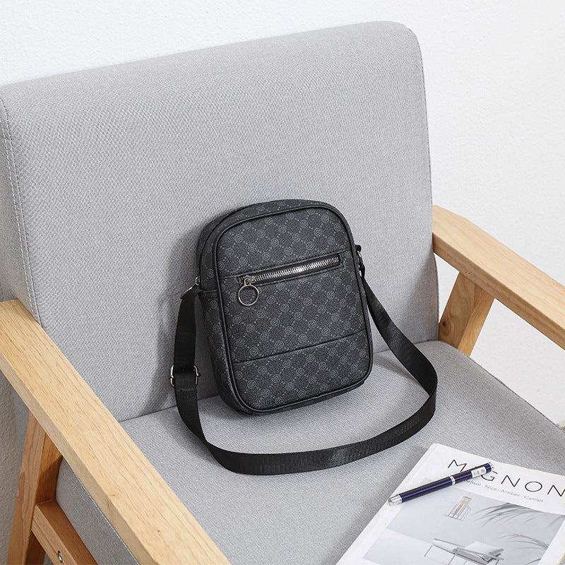 Stylische Mehrfachfächer-Schultertasche