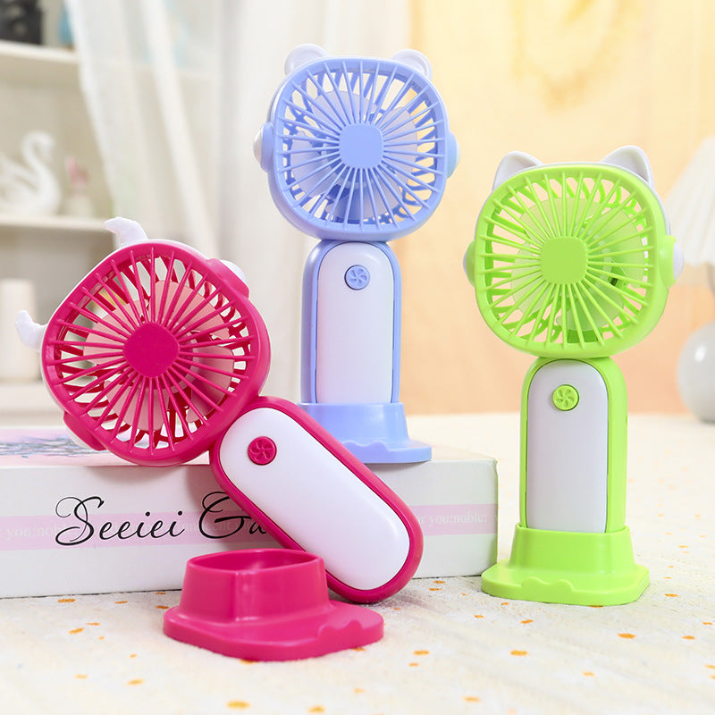Damen tragbarer Mini-Ventilator mit Tierohren Karnz