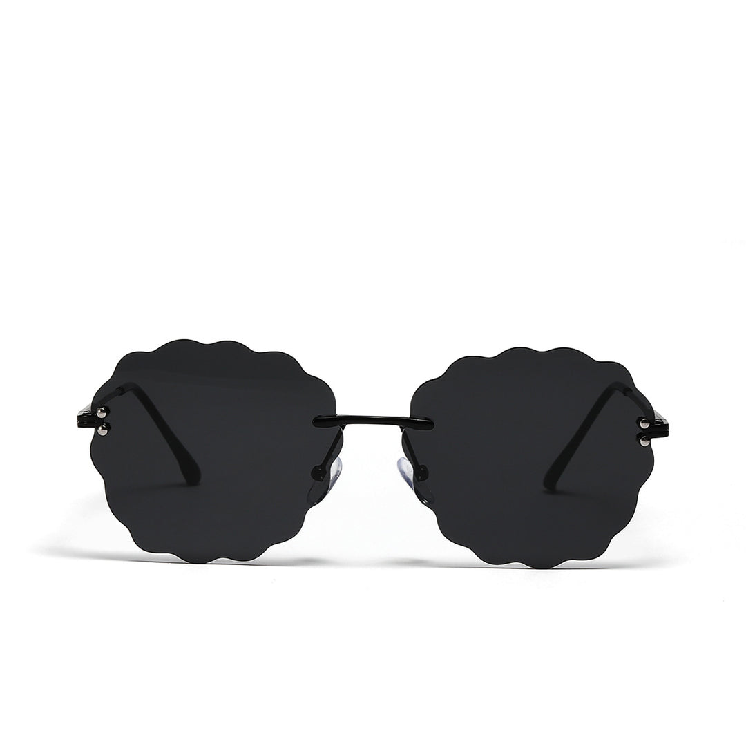 Damen modische Sonnenbrille im einzigartigen Blumenrahmen Karnz