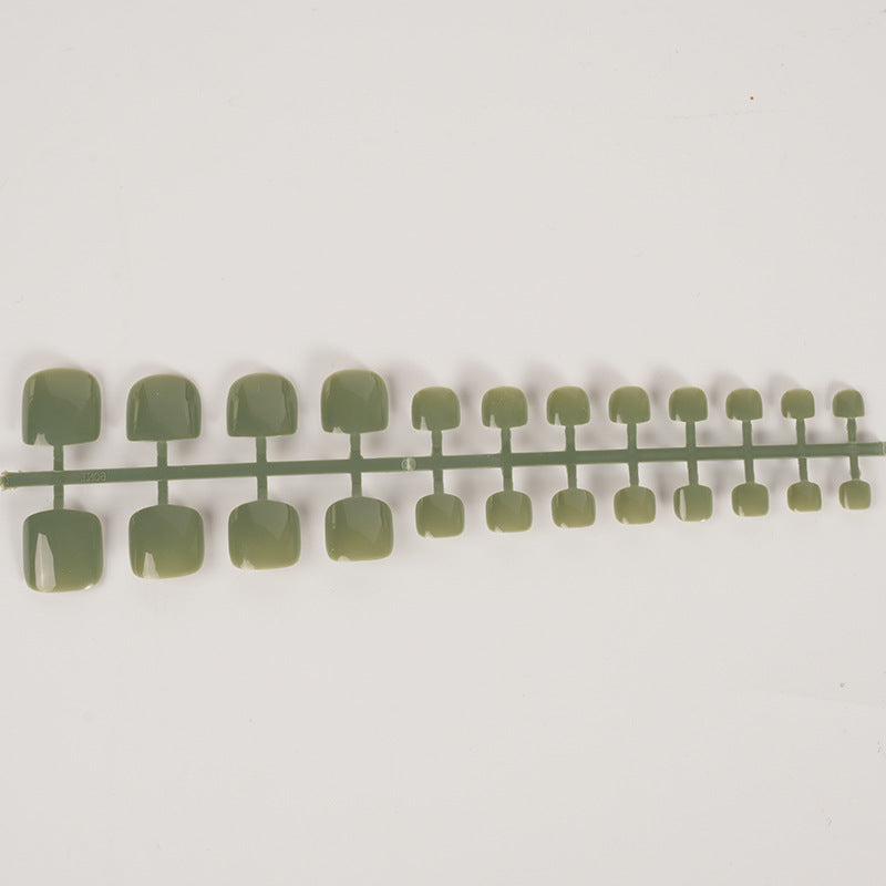 Glänzende quadratische Press-On-Nagelkunst Karnz