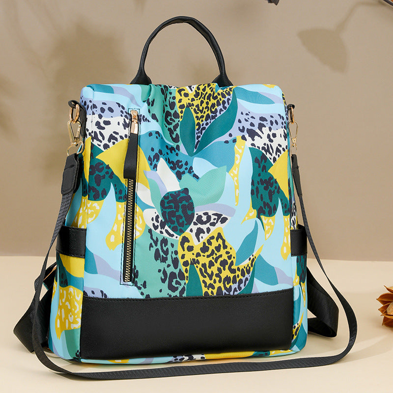 Blumenmuster Mehrfachfach Rucksack Karnz