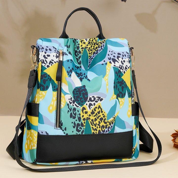 Blumenmuster Mehrfachfach Rucksack Karnz