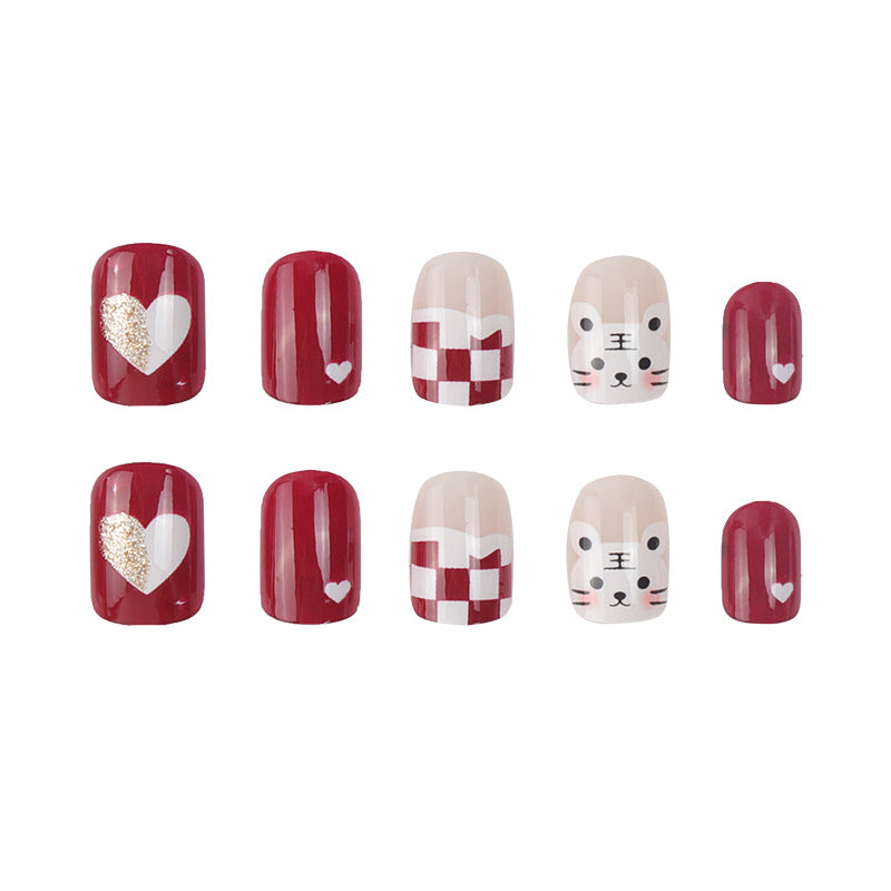 Kreative Themen Press-On Nagelkunst Karnz