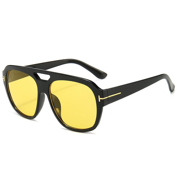 Oversized quadratische Rahmen Sonnenbrille Karnz