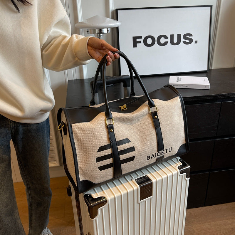 Stylische Canvas Übernachtungs-Duffel