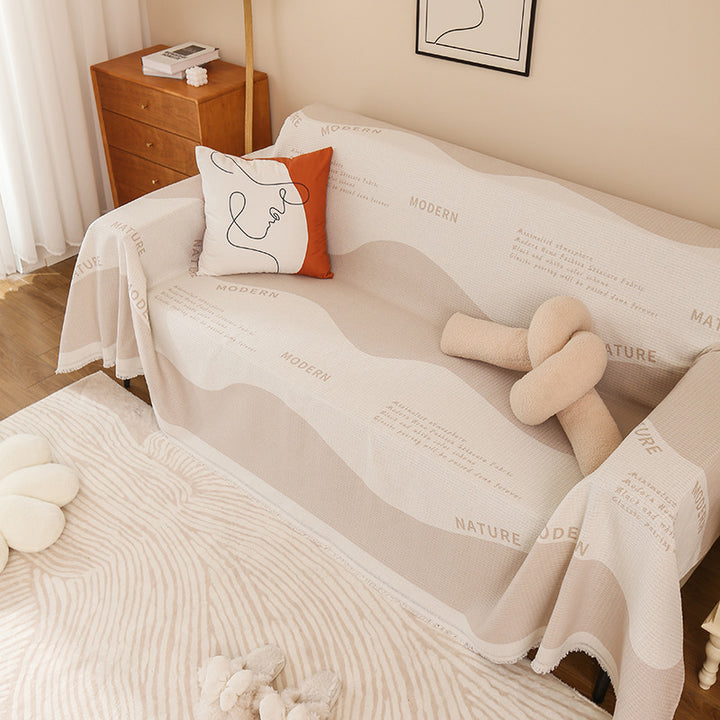 Premium Texturiertes Sofa Überwurf Cover