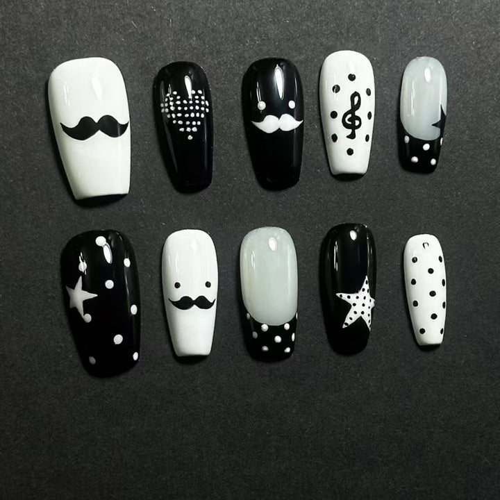 Verspielt Bären-Themen Press-On Nagel Kunst Kit Karnz