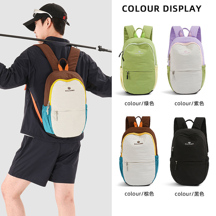 Leichter Multi-Taschen Mini-Rucksack Karnz