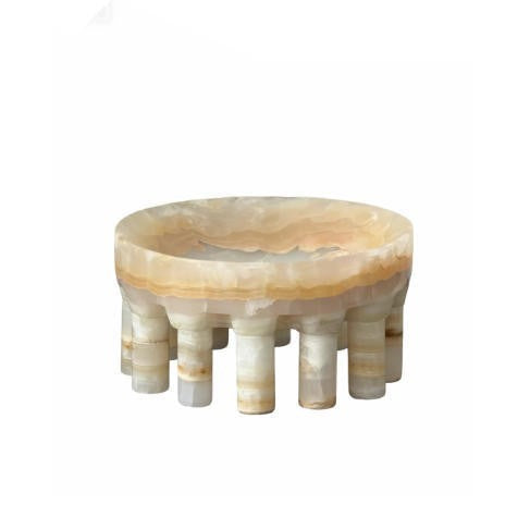 Dekorative Onyx Servierschüssel