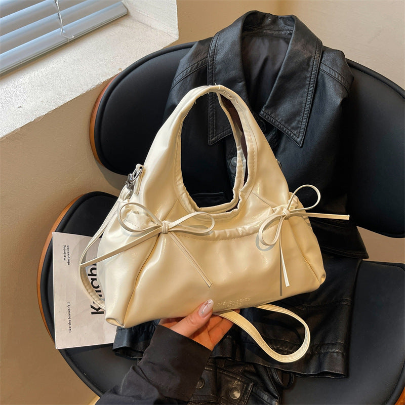 Eleganter Kunstleder Mini Rucksack