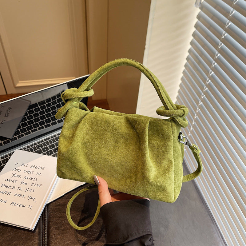 WoSoft Wildleder Hobo Tasche Karnz