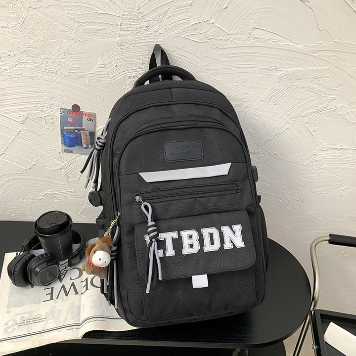 Moderne Texturierte Freizeit Rucksack Karnz
