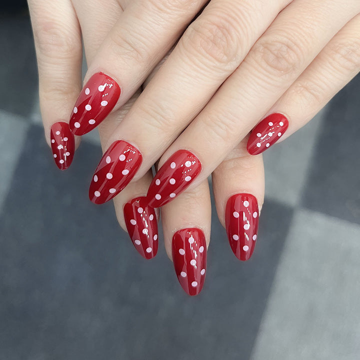 Künstlerisches Stiletto Press-On-Nagelset