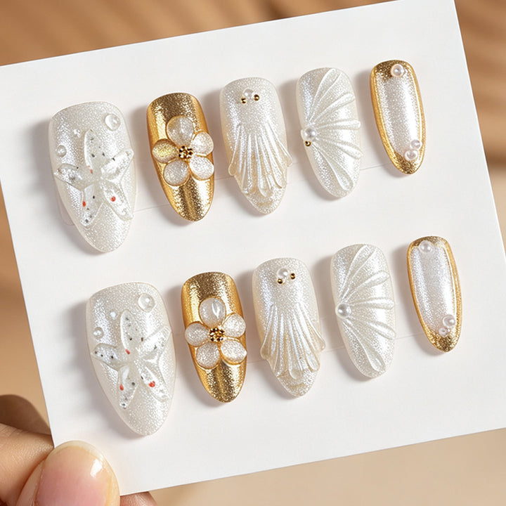 Premium Dekorative Press-On Nagelkunst Kollektion Karnz