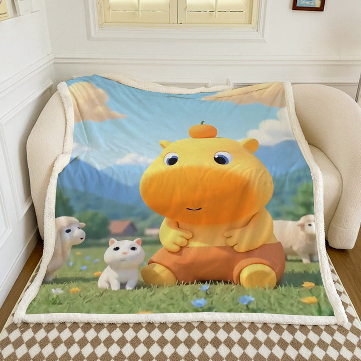 Kinder gemütliche Plüschdecke Karnz