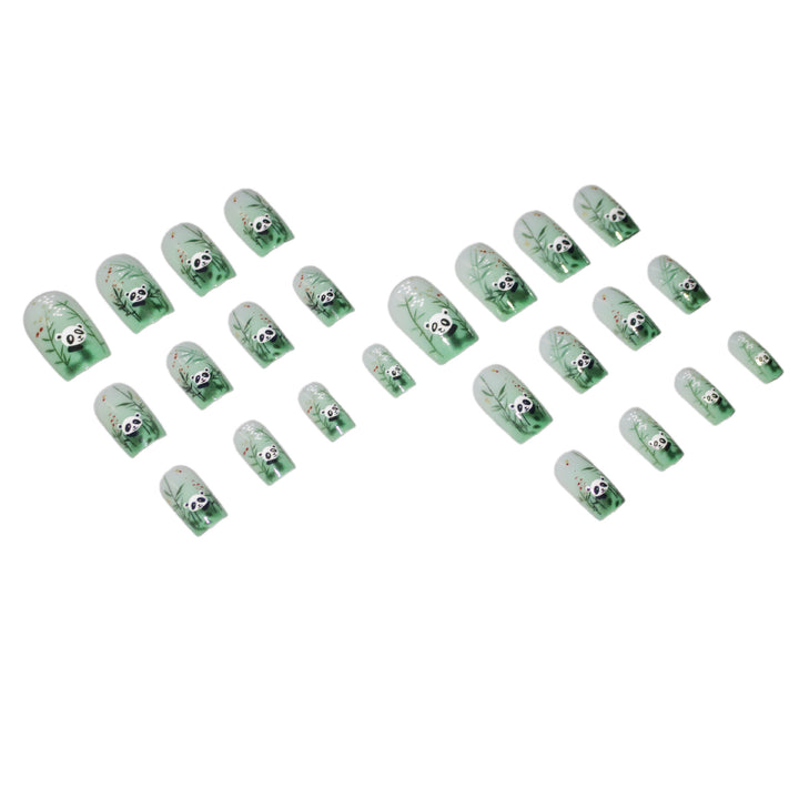 Künstlerisches Panda Nagelkunst Set