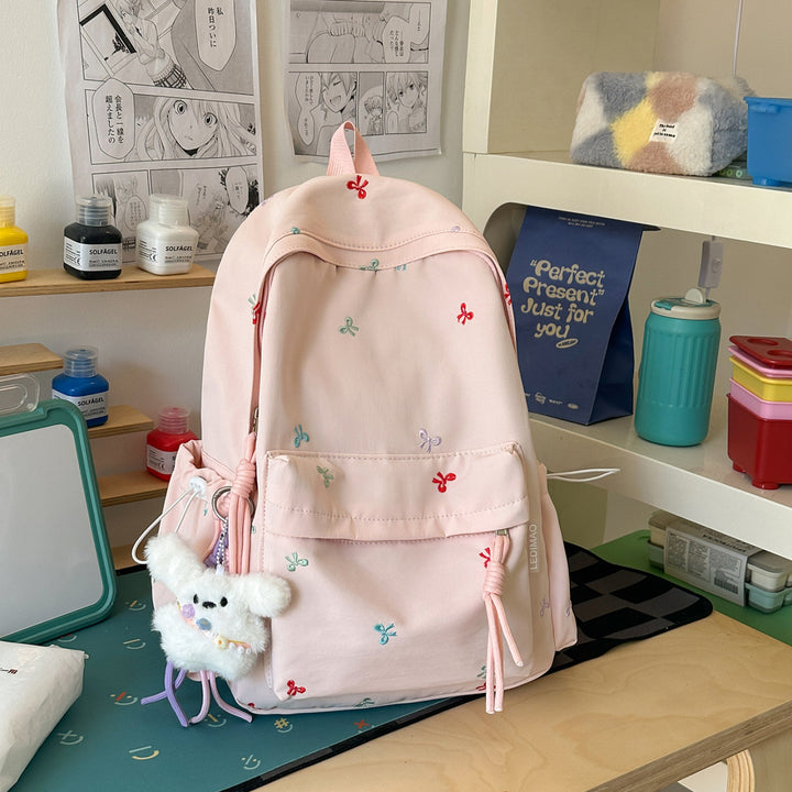 Bestickter floral Rucksack