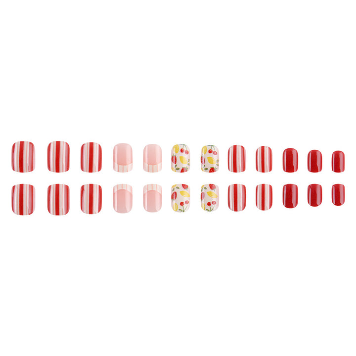 Trendy Obst-Themen Nagelkunst Karnz