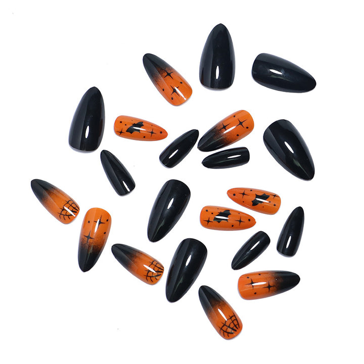 Halloween-Themen Press-On Nagelkunst-Set Karnz