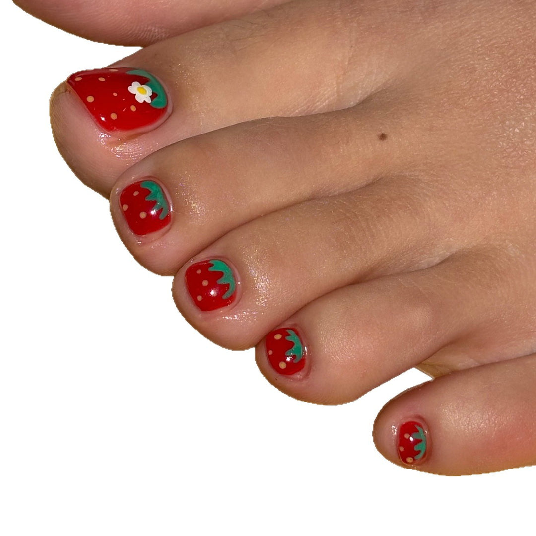 Künstlerisches Erdbeer-Nagelkunst-Set Karnz