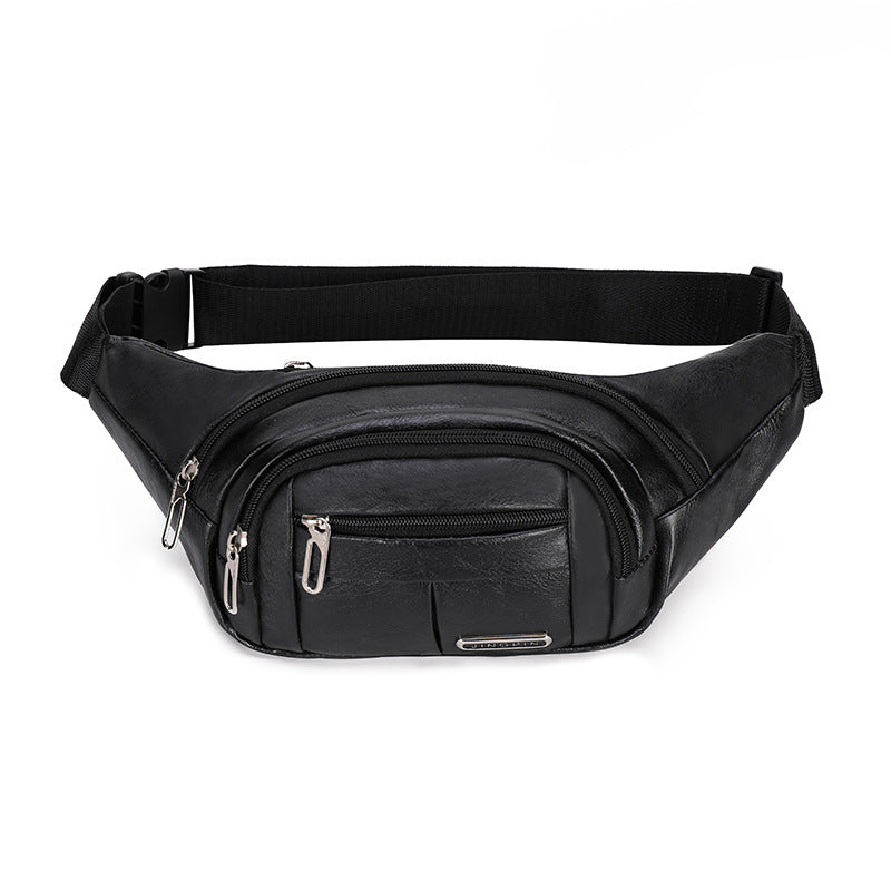 Lässige Leder Taille Tasche