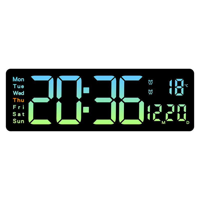Funkwecker mit großem LED-Display und Temperaturanzeige Karnz