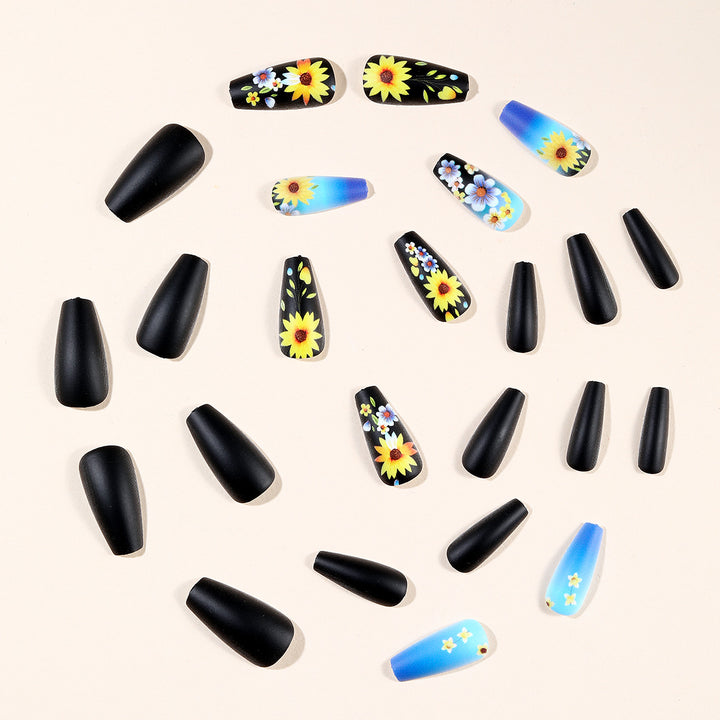 Dekorative Floral Stiletto Nagelkunst Erweiterungen Karnz 1789713455