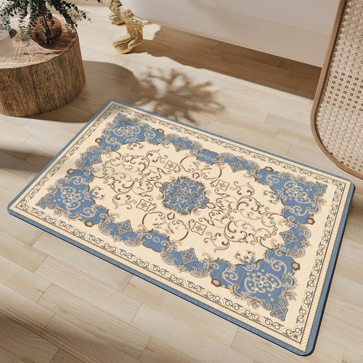 Elegante von Vintage inspirierte Badematte Karnz