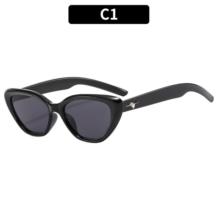 Chice Cat-Eye-Sonnenbrille mit Schildpatt-Rahmen