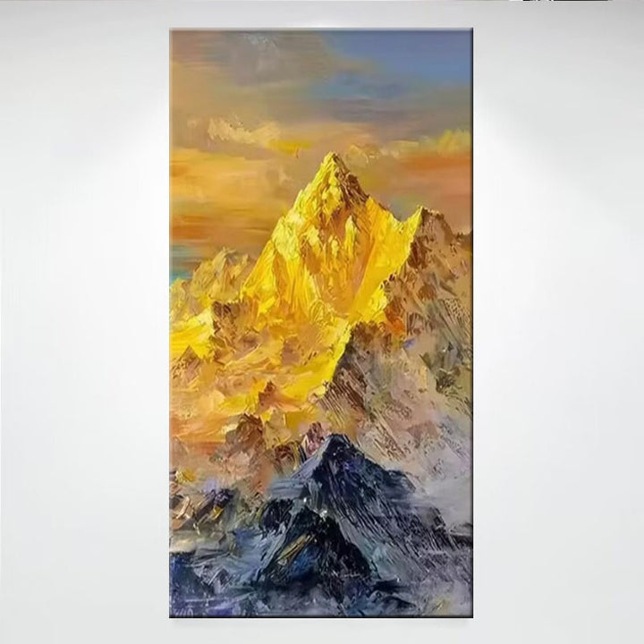 Abstrakte Berglandschaft Leinwand Wandkunst