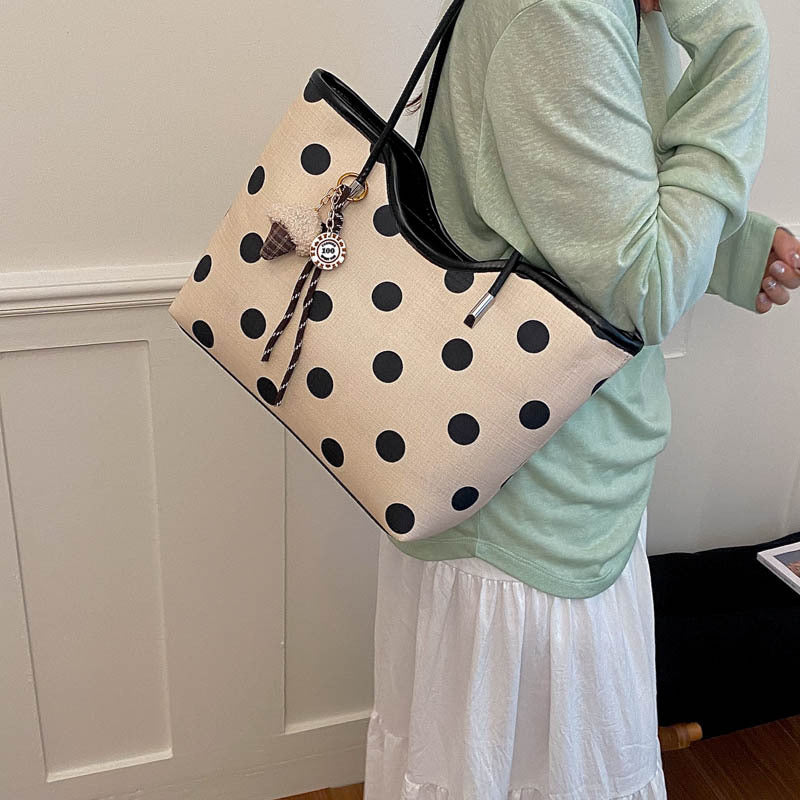 Polka Dot Wochenend Tragetasche