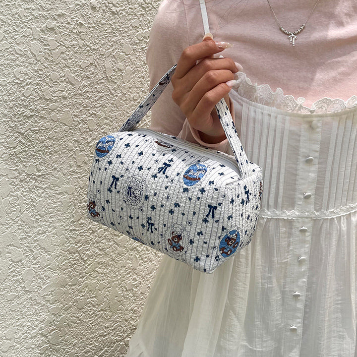 WoCharming Gepolsterte Reise Kosmetiktasche Karnz