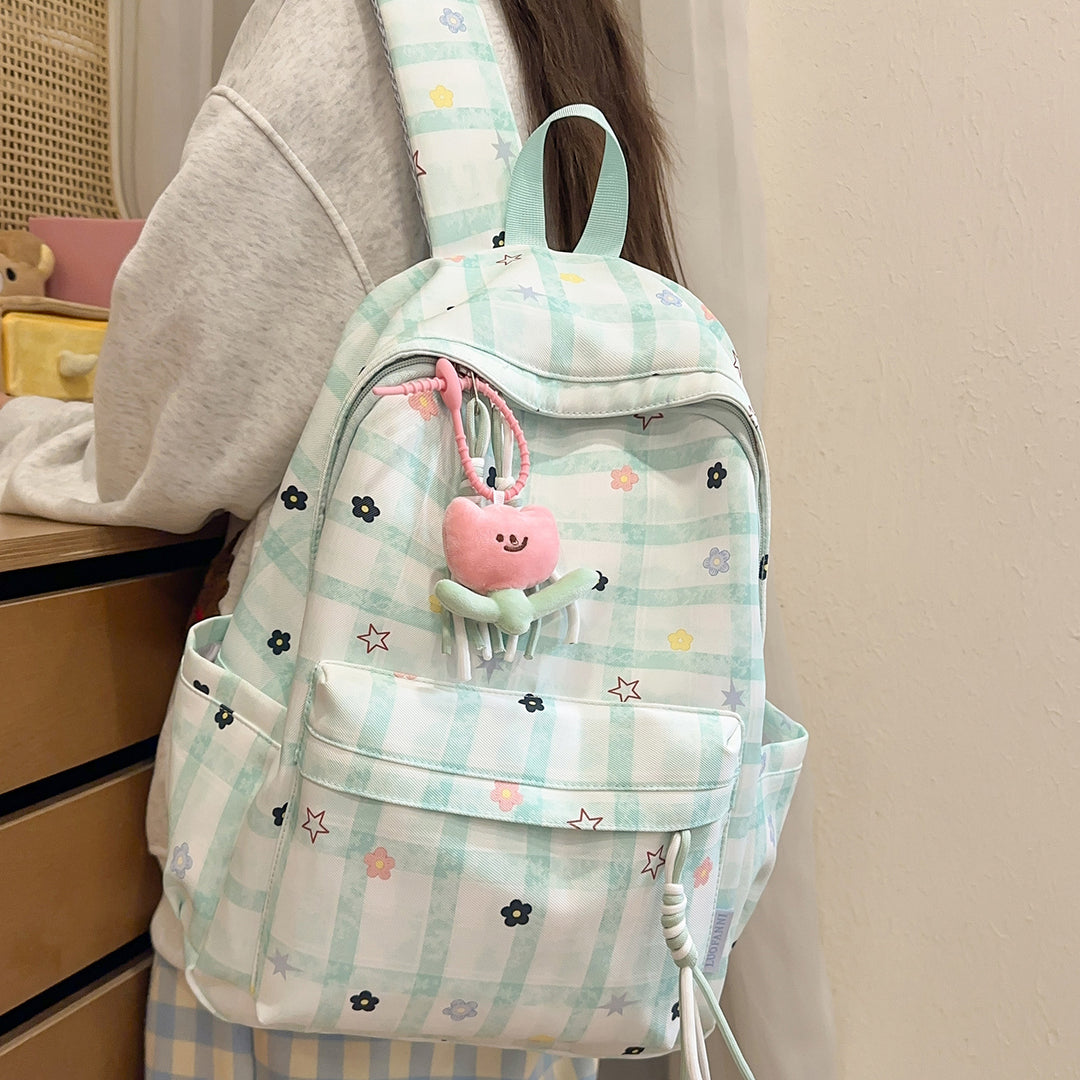 Blumenmuster Alltags-Rucksack Karnz