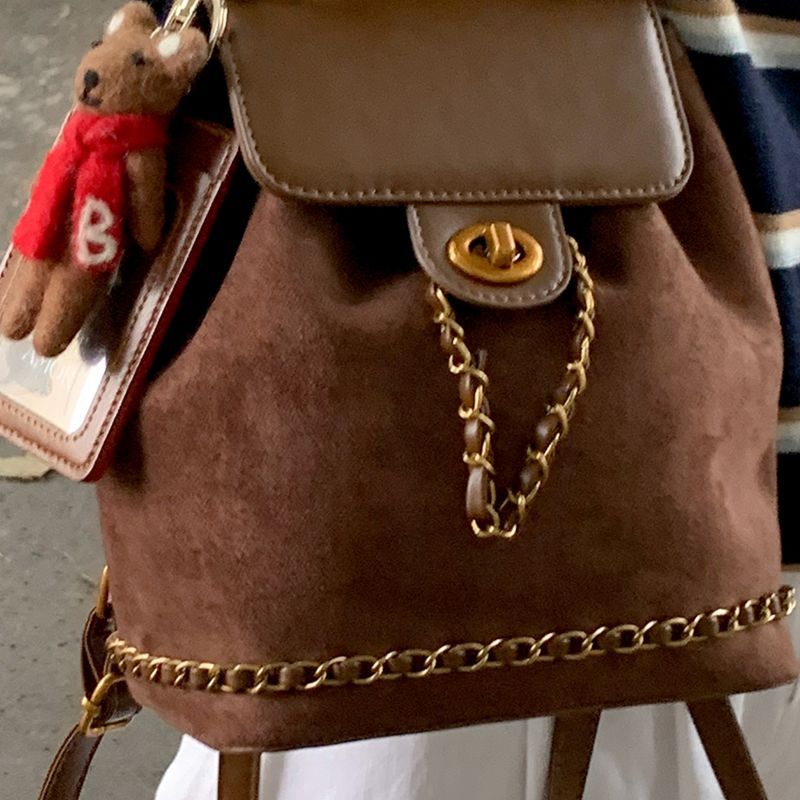 Premium Wildleder Rucksack Karnz