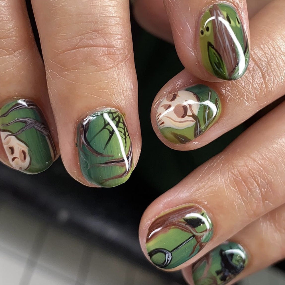 Künstlerisches Botanisches Nail Art Design Karnz
