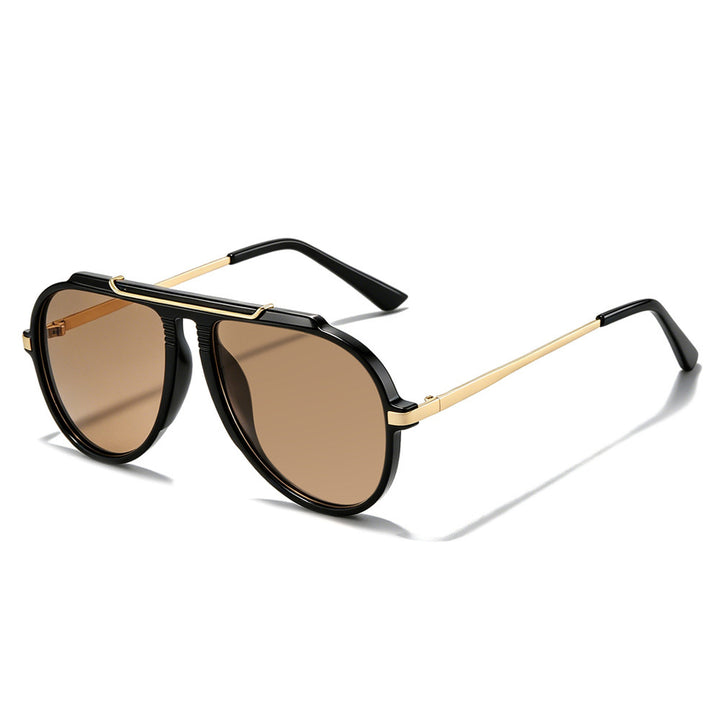 Stylische Gradient Shield Sonnenbrille Karnz