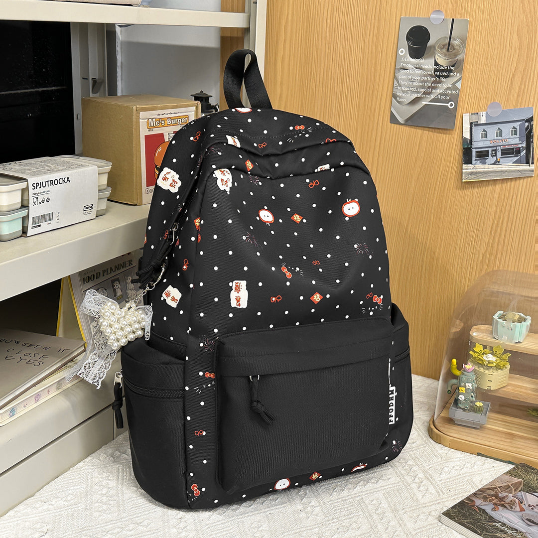 Verspielt Illustrierter Cartoon Rucksack Karnz