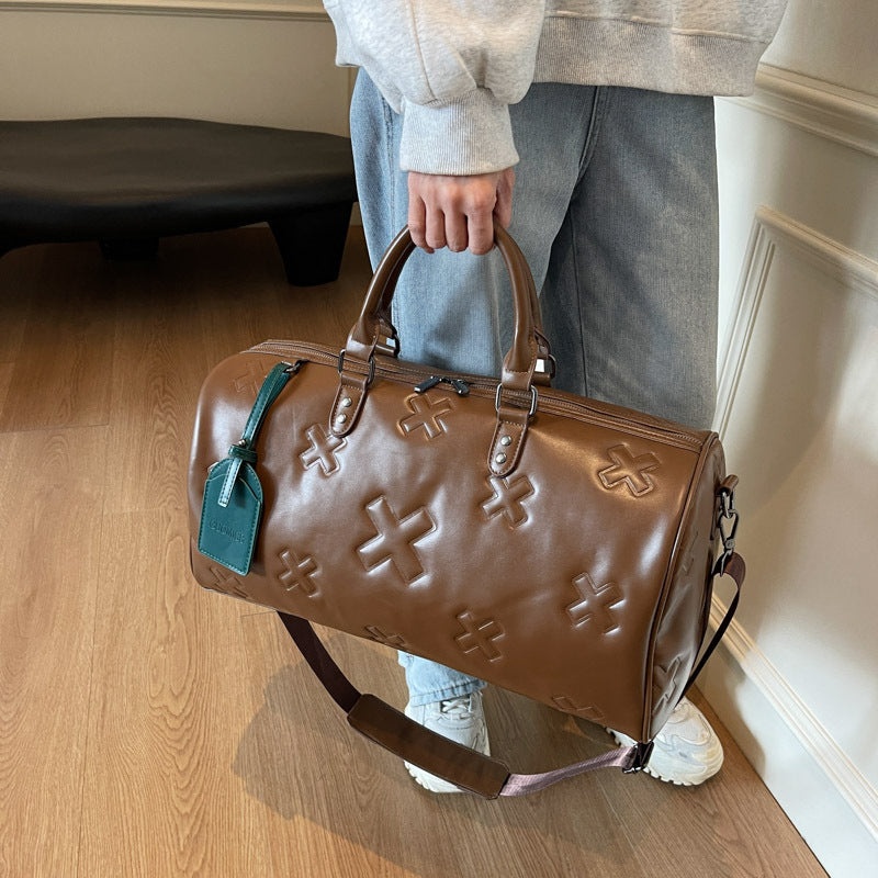 Langlebige Leder Wochenend Reisetasche Karnz