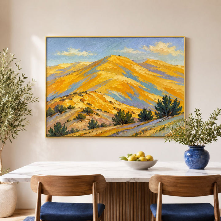 Berglandschaft-Leinwand-Wandkunst für Innenräume