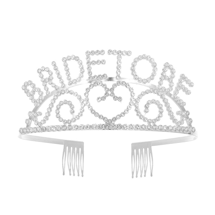 Damen Glitzernde Braut Tiara Karnz