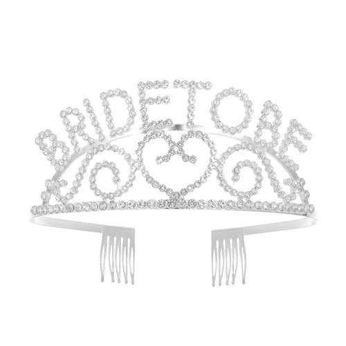 Damen Glitzernde Braut Tiara Karnz
