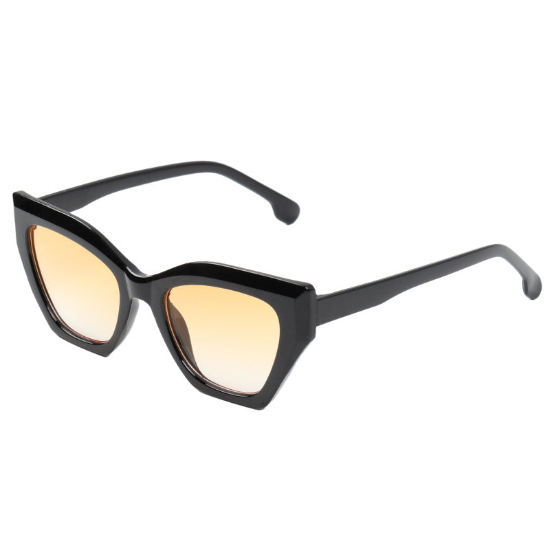 Damen Cat-Eye Sonnenbrille mit originellem Muster Karnz