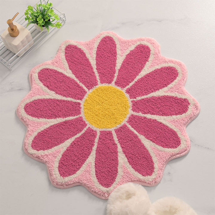 Floral Design Badeteppich