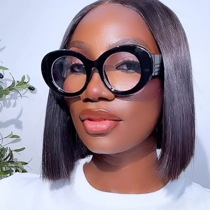 Damen extravagante Sonnenbrille mit kreativem Rahmendesign und schützendem UV-Filter Karnz