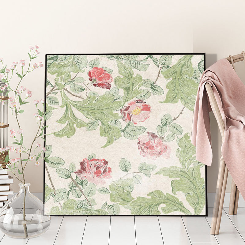 Floral-themed Canvas Wanddekoration