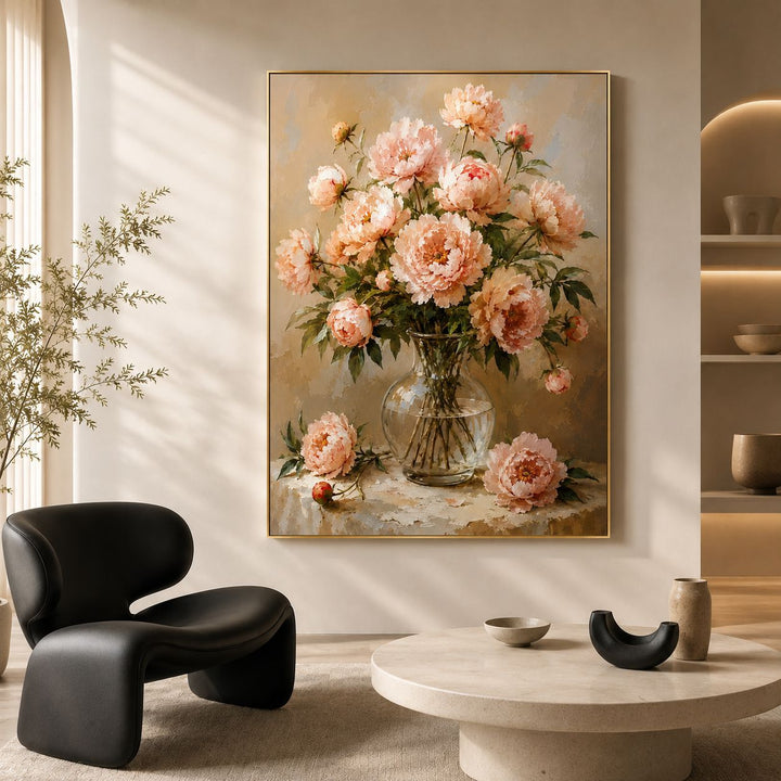 Dekorative florale Leinwandkunst
