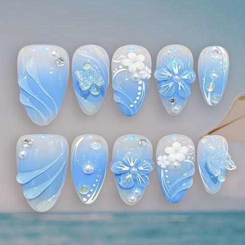 Elegante Press-On Nagelkunst Kollektion