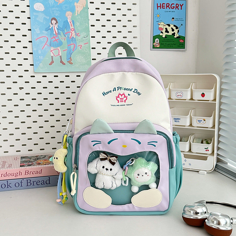 Süßer Katzen-Themen Rucksack Karnz